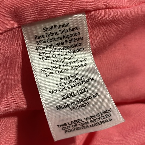 Time & Tru Pink Eyelet Ruffle Dress - Picture 6 of 11